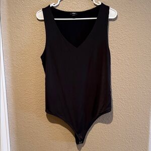 Express Black Body Contour Top